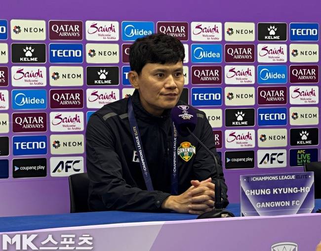 강원FC 정경호 감독. 사진=김영훈 기자