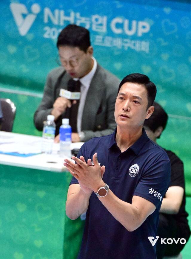 삼성화재 김상우 감독./KOVO