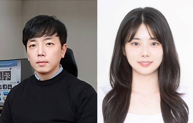 이번 연구를 수행한 정훈의(왼쪽) 교수와 김소미 연구원.[UNIST 제공]
