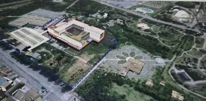 경주시복합문화도서관 배치도 ⓒ경주시&nbsp;&nbsp;&nbsp;