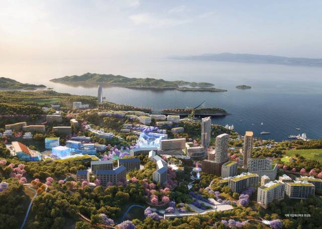 거제 기업혁신파크 조감도. 부산일보DB