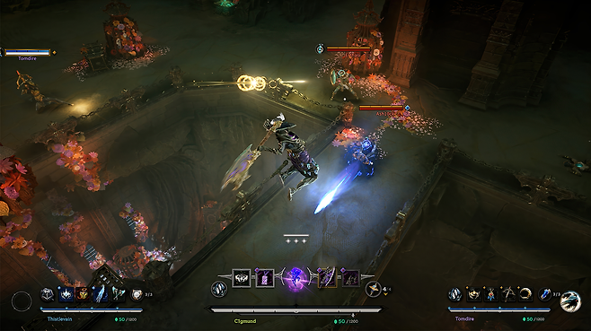 알케론 전투 스크린샷./그래픽=드림에이지 제공