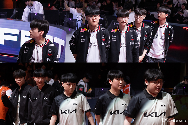 T1(위)-디플러스 기아(아래)