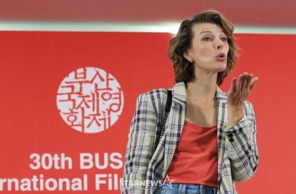 우크라이나&nbsp;배우 밀라 요보비치 / 사진=스타뉴스 DB