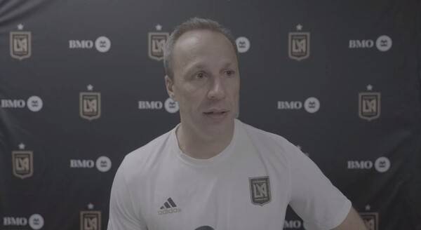 로스엔젤레스 FC(LAFC)는 18일 오전 10시 30분(한국시간) 미국 솔트레이크 시티에 위치한 아메리카 퍼스트 필드에서 레알 솔트레이크와의 2025시즌 미국 메이저리그사커(MLS) 서부 컨퍼런스 정규 리그 경기에서 4-1로 승리한 뒤 인터뷰에 임하는 스티브 체룬돌로 감독. /사진=LAFC