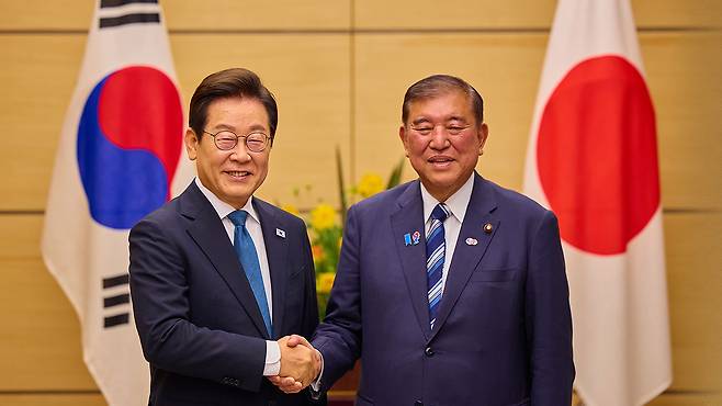 이재명 대통령과 이시바 시게루 일본 총리 [자료사진]