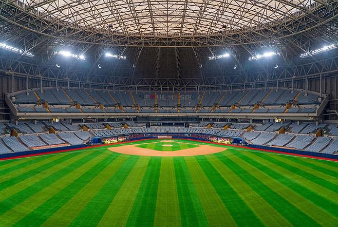 서울의 고척돔 그라운드 전경. 사진 서울시