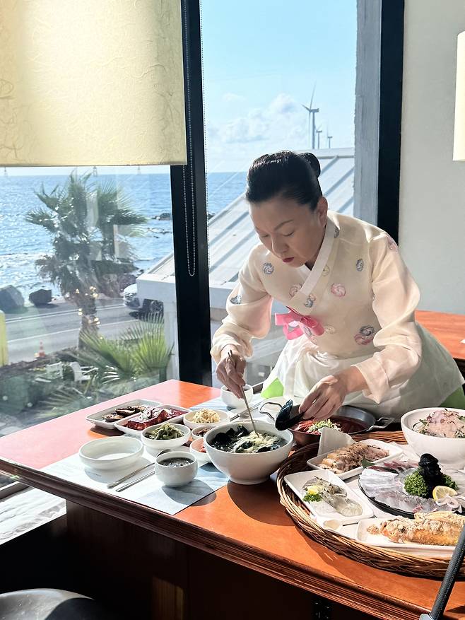 김미령 셰프. 바다술상 제공