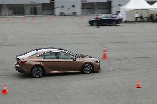 해당 교육은 렉서스와 토요타 차량으로 진행됐다. 토요타 제공&nbsp;&nbsp;