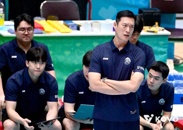 삼성화재 김상우 감독./KOVO