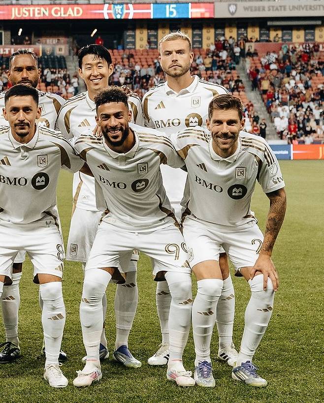 [서울=뉴시스] 미국 프로축구 메이저리그사커(MLS) 로스앤젤레스FC(LAFC) 손흥민. (사진=LAFC SNS 캡처)  *재판매 및 DB 금지