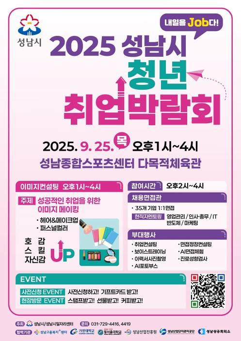 성남시, 청년 취업박람회 [성남시 제공]