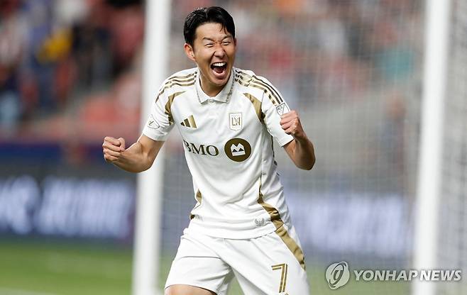 득점 후 기뻐하는 손흥민 [AFP=연합뉴스]