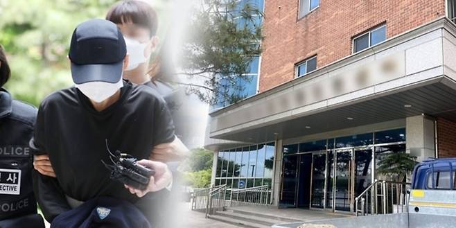 ▲ 지난해 5월 경찰에 구속된 기쁜소식선교회 신도 김모(왼쪽)씨, 인천 남동구 기쁜소식인천교회 모습. /연합뉴스∙인천일보DB