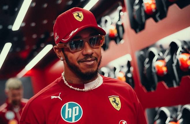 루이스 해밀턴. /페라리 페이스북