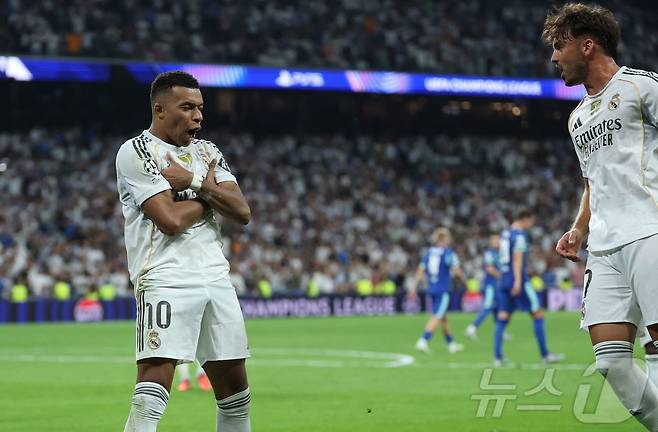 레알 마드리드의 킬리언 음바페. ⓒ AFP=뉴스1