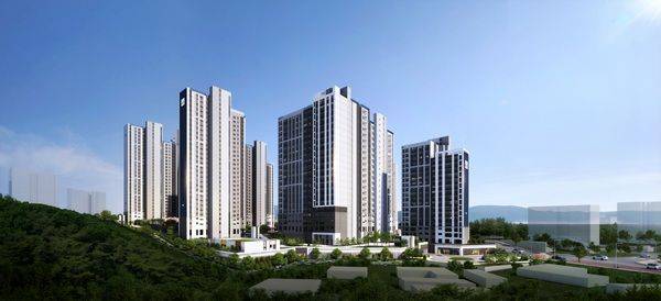 ‘춘천 동문 디 이스트 어반포레’ 투시도 ⓒ동문건설