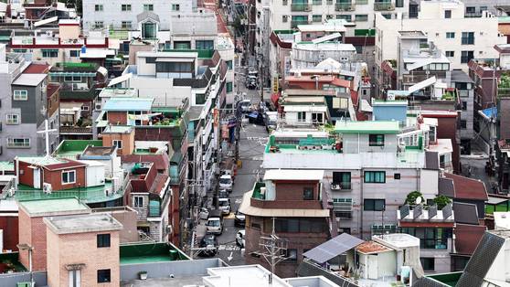 지난달 서울의 한 빌라 밀집 지역 모습. 뉴스1