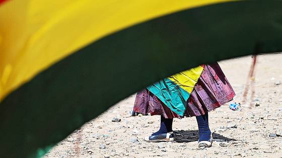 볼리비아 현지 여성. 로이터=연합뉴스