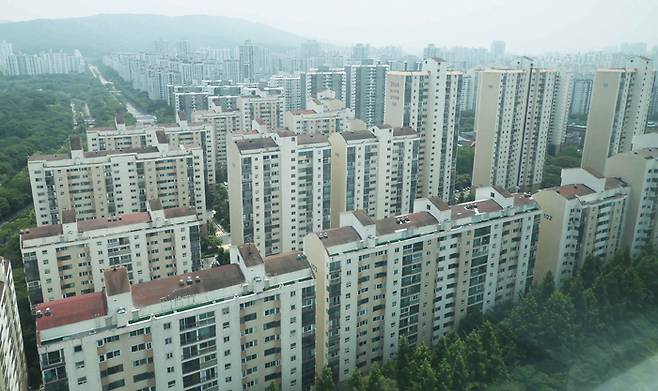 분당 아파트전경