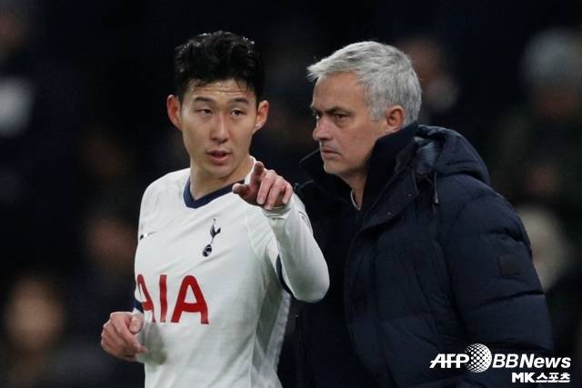 손흥민, 조세 무리뉴 감독. 사진=AFPBBNews=News1