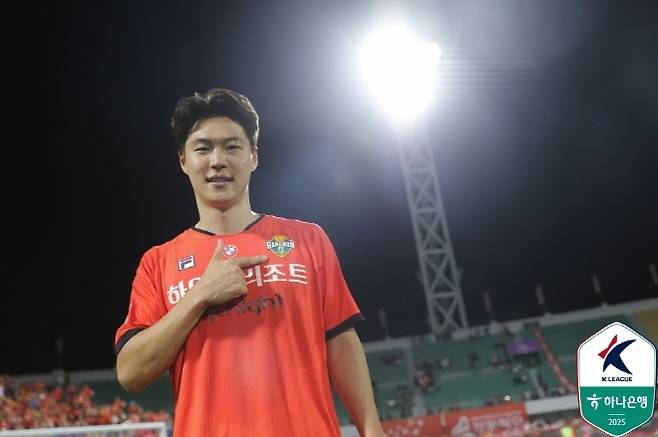 강원 FC 김건희. 사진=한국프로축구연맹