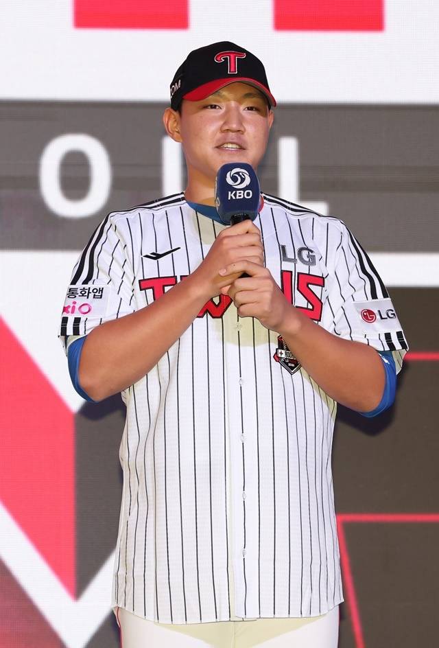 LG 소속 선수가 된 양우진. 사진=연합뉴스