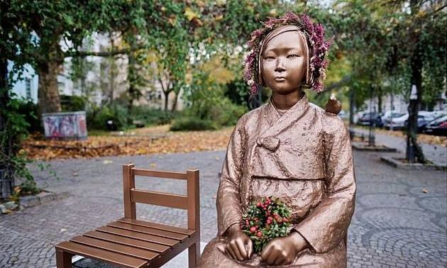독일 베를린 미테구에 설치돼 있는 '평화의 소녀상'./사진=베를리너자이퉁