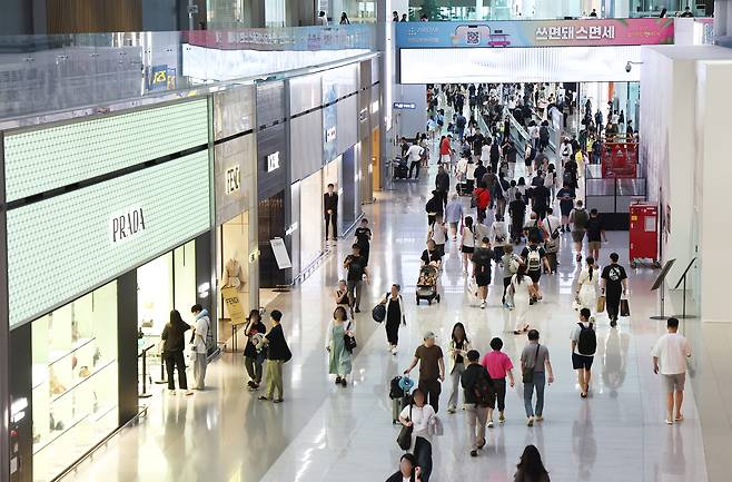 인천국제공항 2터미널 면세구역 [연합]