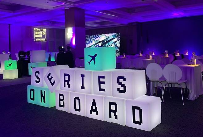 [서울=뉴시스] 지난 18일 서울 강남구 코엑스에서 열란 '2025 시리즈 온 보드: 서울(Series on Board: Seoul)' 행사. (사진=한국콘텐츠진흥원 제공) 2025.09.19. photo@newsis.com *재판매 및 DB 금지