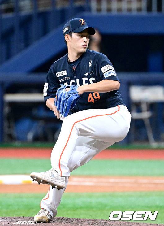 [OSEN=최규한 기자] 한화 윤산흠. 2025.07.06 / dreamer@osen.co.kr