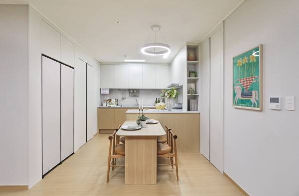 '대전 관평 예미지 어반코어' 전용 84㎡A 주방 전경