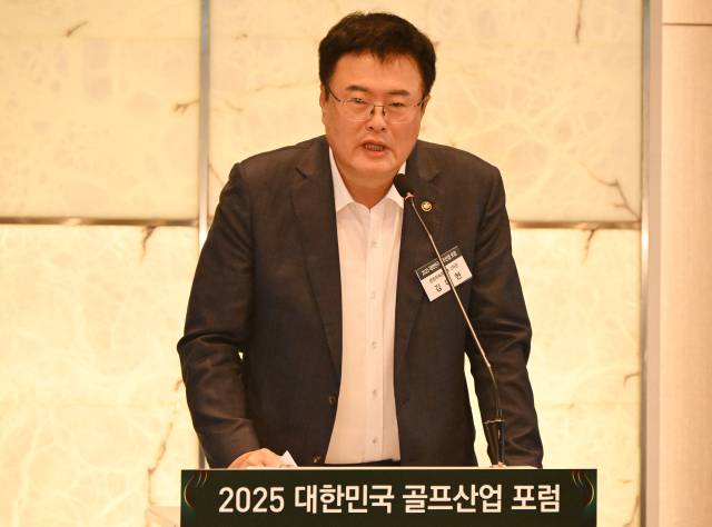 김대현 문화체육관광부 2차관이 축사를 하고 있다. 오승현 기자