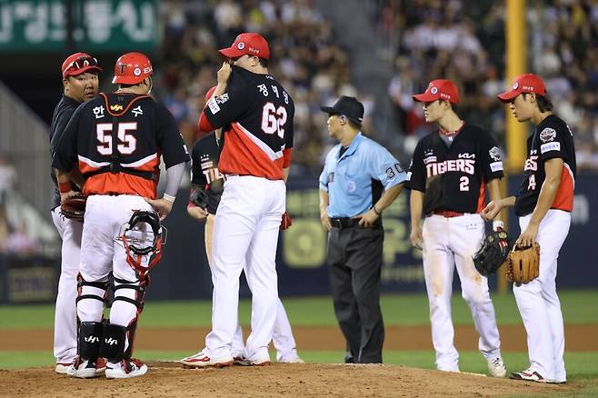 ▲ 지난해 통합 우승 팀의 위용이 사라진 KIA는 시즌 막판 위기의 시기를 보내고 있다 ⓒKIA타이거즈