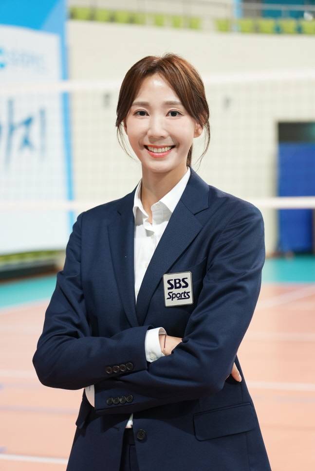 여자배구 레전드 한송이가 SBS스포츠의 해설위원으로 변신한다. /사진=SBS스포츠 제공