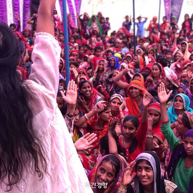 월경 정의를 위한 사회적 기업 ‘프로젝트 발라’의 활동 모습 / 이한재 제공