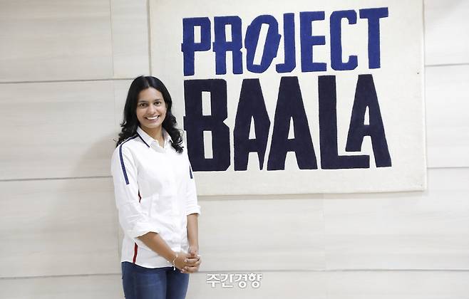 ‘프로젝트 발라’의 소미아 활동가 / 이한재 제공