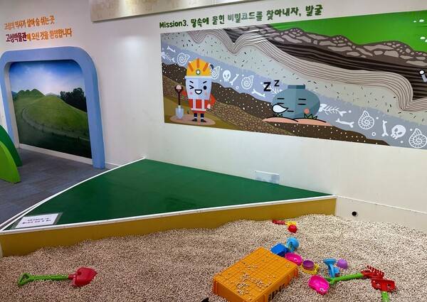 고성박물관 체험학습실.