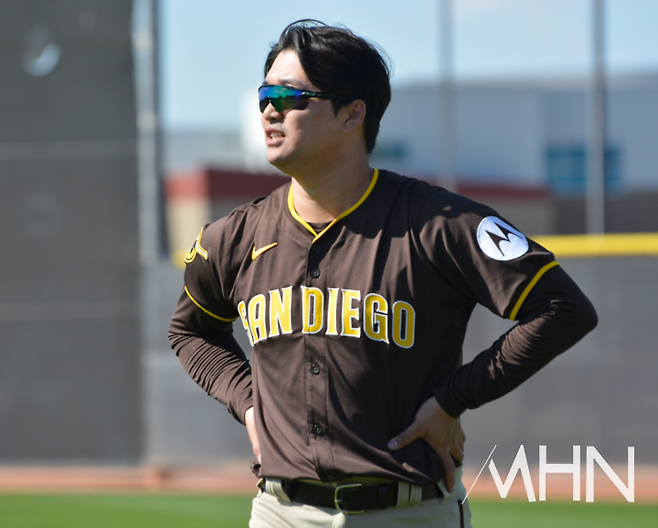 (샌디에이고 시절의 고우석)