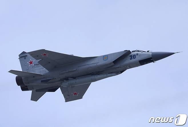 러시아 공군 MiG-31 전투기. (자료사진) ⓒ 로이터=뉴스1 ⓒ News1 박재하 기자