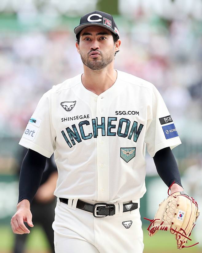 화이트. 사진=SSG 랜더스