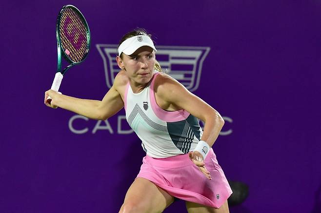 2022년 우승 후 3년 만에 다시 코리아오픈 결승에 오른 알렉산드로바. 코리아오픈