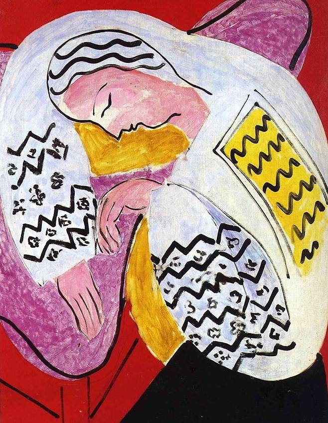 피카소의 그림에 응답하듯 마티스가 새롭게 그려낸 ‘꿈’(1940). /개인 소장