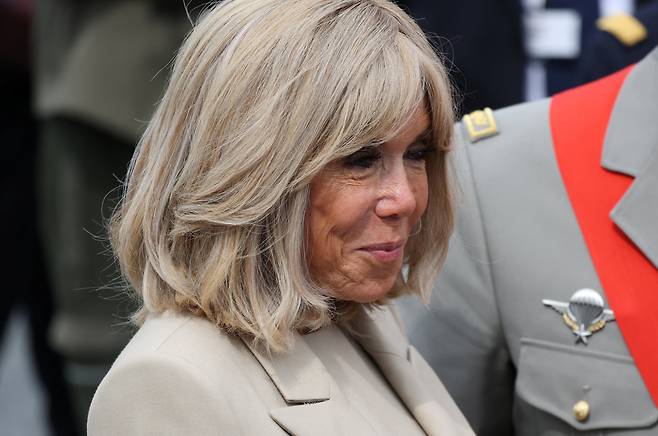에마뉘엘 마크롱 프랑스 대통령 부인 브리지트 마크롱 여사. /로이터뉴스1