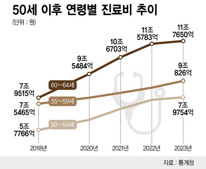 연령병 진료비 현황 /정기현 기자