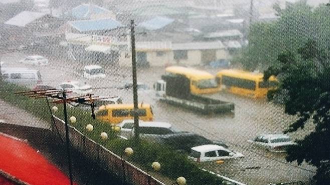 과거 태풍 '나리'로 피해를 입은 제주 모습