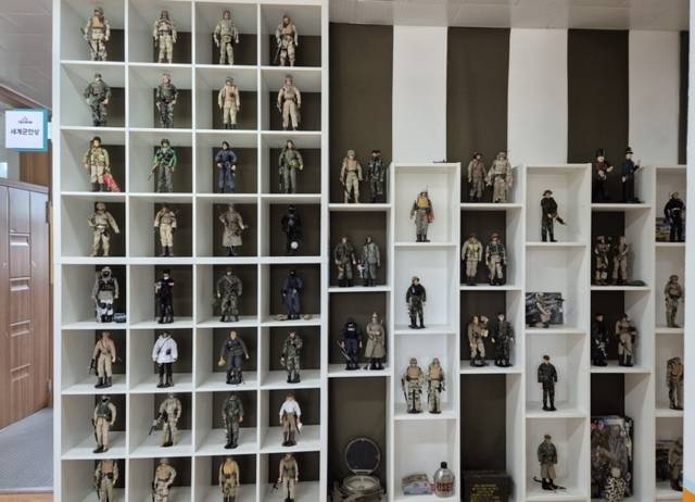 ▲ 키덜트뮤지엄고성의 피규어 전시장 모습.