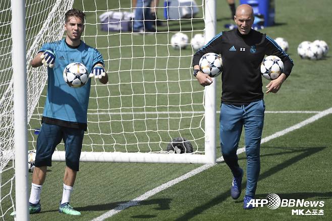 루카 지단(사진 왼쪽), 지네딘 지단. 사진=AFPBBNews=News1