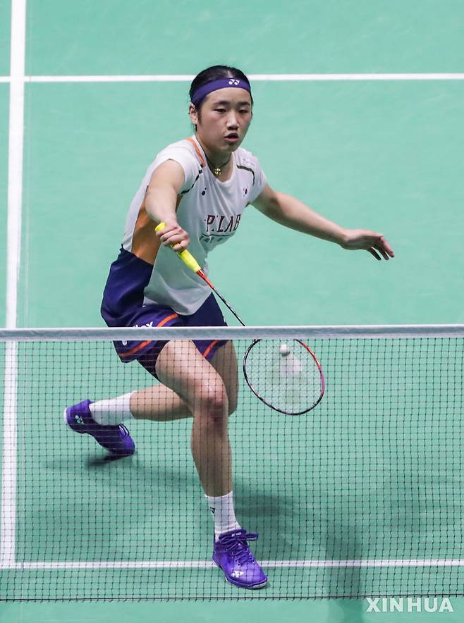 [파리=신화/뉴시스] 배드민턴 국가대표 안세영. 2025.08.30.