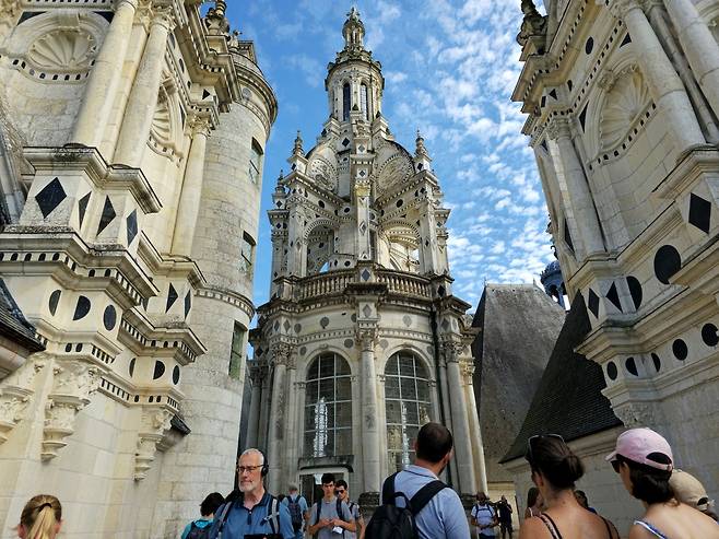 샹보르성 테라스 랑테른탑.